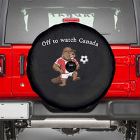 Off to Watch Canada Spare Tire Cover Patriotic Canadian Beaver Football Soccer Fan Gift