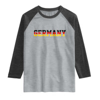 Germany Deutschland German Flag Raglan Shirt