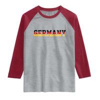 Germany Deutschland German Flag Raglan Shirt