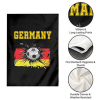 Germany Soccer Fan Garden Flag German Football Game Day Supporter