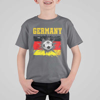 Germany Soccer Fan T Shirt For Kid German Football Game Day Supporter