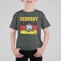 Germany Soccer Fan T Shirt For Kid German Football Game Day Supporter