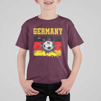 Germany Soccer Fan T Shirt For Kid German Football Game Day Supporter