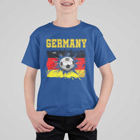 Germany Soccer Fan T Shirt For Kid German Football Game Day Supporter