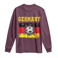 Germany Soccer Fan Long Sleeve Shirt German Football Game Day Supporter