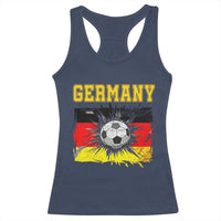 Germany Soccer Fan Racerback Tank Top German Football Game Day Supporter