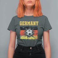 Germany Soccer Fan T Shirt For Women German Football Game Day Supporter