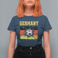 Germany Soccer Fan T Shirt For Women German Football Game Day Supporter