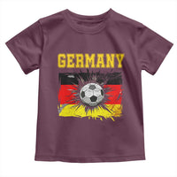 Germany Soccer Fan Toddler T Shirt German Football Game Day Supporter