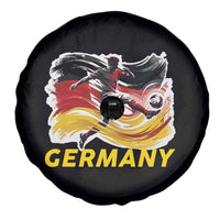 Germany Soccer Fan Spare Tire Cover German Football Flag Game Day Supporter