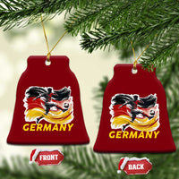 Germany Soccer Fan Ceramic Ornament German Football Flag Game Day Supporter