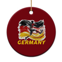 Germany Soccer Fan Ceramic Ornament German Football Flag Game Day Supporter