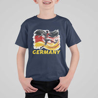 Germany Soccer Fan T Shirt For Kid German Football Flag Game Day Supporter