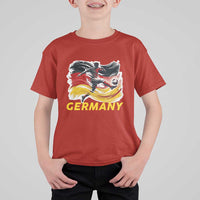 Germany Soccer Fan T Shirt For Kid German Football Flag Game Day Supporter