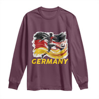 Germany Soccer Fan Long Sleeve Shirt German Football Flag Game Day Supporter
