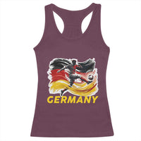 Germany Soccer Fan Racerback Tank Top German Football Flag Game Day Supporter