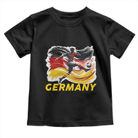 Germany Soccer Fan Toddler T Shirt German Football Flag Game Day Supporter