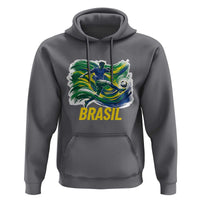 Soccer Brazil Brasil Flag Patriotic Sports Hoodie Brazilian Football Fan Supporter