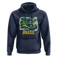 Soccer Brazil Brasil Flag Patriotic Sports Hoodie Brazilian Football Fan Supporter