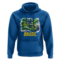 Soccer Brazil Brasil Flag Patriotic Sports Hoodie Brazilian Football Fan Supporter