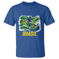 Soccer Brazil Brasil Flag Patriotic Sports T Shirt Brazilian Football Fan Supporter