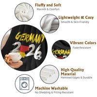 Deutschland Flag German Pride Throw Blanket Germany Soccer Lover Football Fans