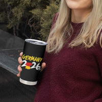 Deutschland Flag German Pride Tumbler Cup Germany Soccer Lover Football Fans