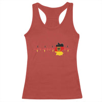 Deutschland Flag Eagle Vintage German Heritage Pride Racerback Tank Top