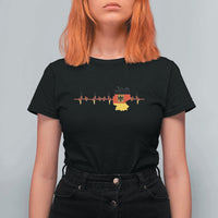 Deutschland Flag Eagle Vintage German Heritage Pride T Shirt For Women