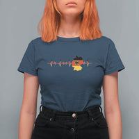 Deutschland Flag Eagle Vintage German Heritage Pride T Shirt For Women