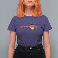 Deutschland Flag Eagle Vintage German Heritage Pride T Shirt For Women