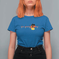 Deutschland Flag Eagle Vintage German Heritage Pride T Shirt For Women