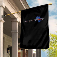 Germany Heartbeat EKG Deutschland Flag Map Garden Flag