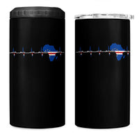 Germany Heartbeat EKG Deutschland Flag Map 4 in 1 Can Cooler Tumbler