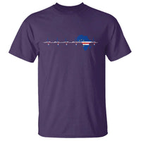 Germany Heartbeat EKG Deutschland Flag Map T Shirt