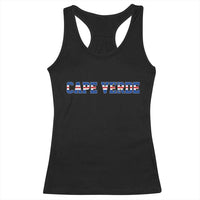Cabo Verde Flag Cabo Verdean Pride Racerback Tank Top