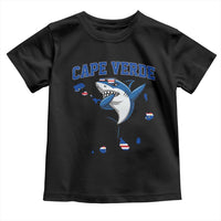 Cape Verde Flag Map Shark Cape Verdean Roots Toddler T Shirt