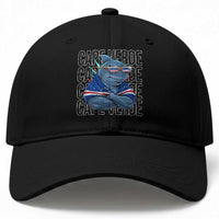 Cape Verde Flag Shark Cape Verdean Roots Cabo Verde Baseball Cap