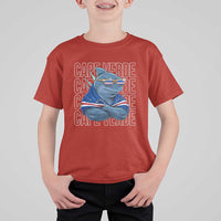 Cape Verde Flag Shark Cape Verdean Roots Cabo Verde T Shirt For Kid