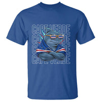 Cape Verde Flag Shark Cape Verdean Roots Cabo Verde T Shirt