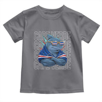 Cape Verde Flag Shark Cape Verdean Roots Cabo Verde Toddler T Shirt
