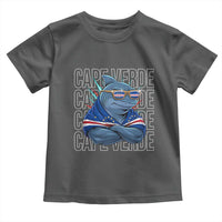 Cape Verde Flag Shark Cape Verdean Roots Cabo Verde Toddler T Shirt