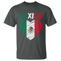 Mexican Flag Heart Mexico City Independence Day Gift T Shirt