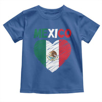 Mexican Flag Heart Mexico City Independence Day Gift Toddler T Shirt