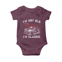I'm Not Old I'm Classic Baby Onesie 1941 American Classic Hotrod
