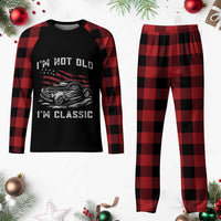 I'm Not Old I'm Classic Plaid Pajama Set 1941 American Classic Hotrod