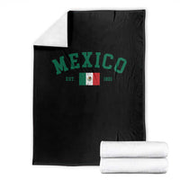 Mexico Mexican Flag Vintage Pride Throw Blanket