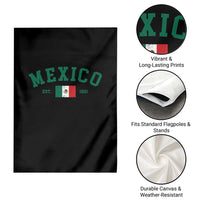 Mexico Mexican Flag Vintage Pride Garden Flag