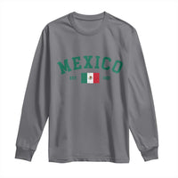 Mexico Mexican Flag Vintage Pride Long Sleeve Shirt