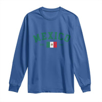 Mexico Mexican Flag Vintage Pride Long Sleeve Shirt
